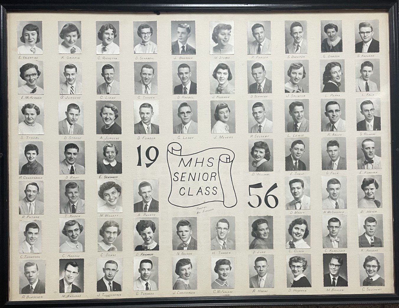 Scholarship photo for Class of 1956